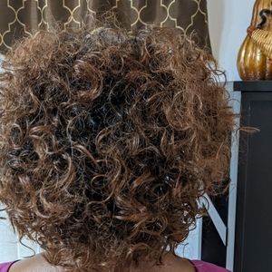 Curly Afro Half Wig
